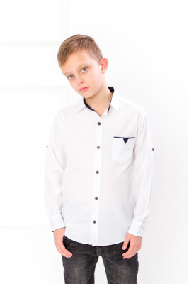 Сорочка для хлопчика біла 